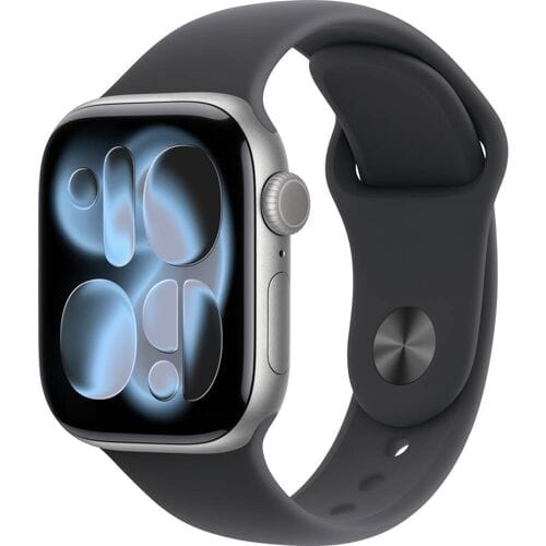 Apple Watch 11 - Wifi - 42mm - Space Grey Aluminium Case with Black Sport Band - S/M