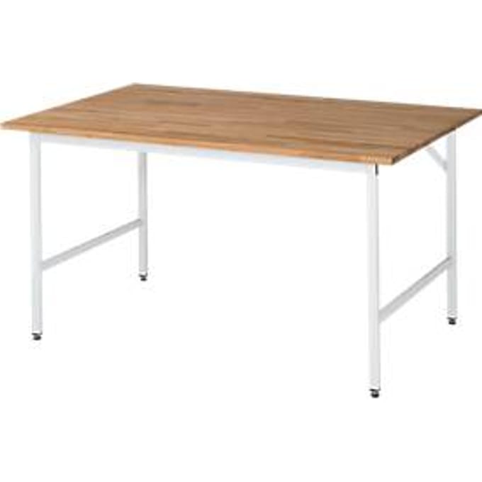 RAU werktafel, beuken blad, 1500 x 800 x 800-850 mm