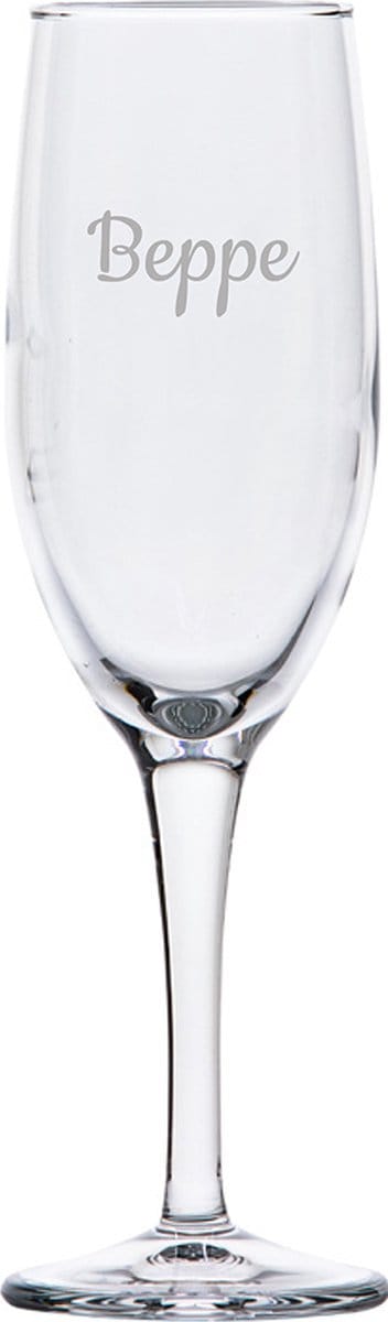 Gegraveerde Champagneglas 16,5cl Beppe