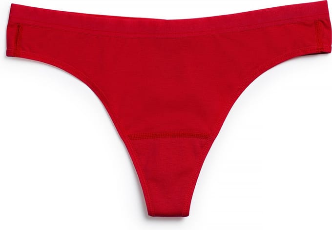 ImseVimse - Imse - Menstruatieondergoed - STRING Period Underwear - menstruatiestring / S - eur 36/38 - rood