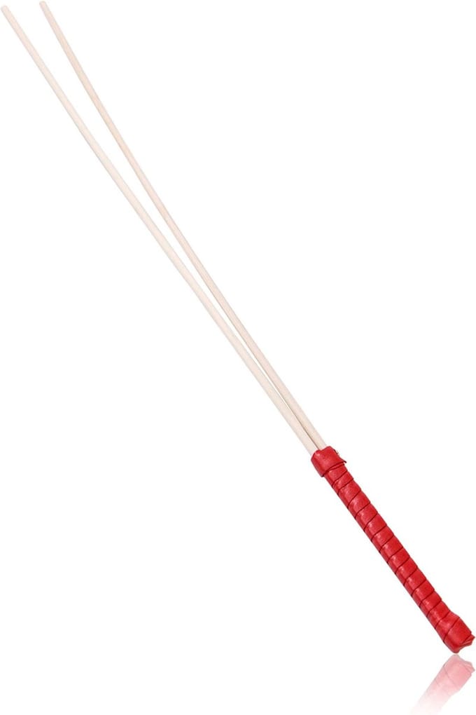 Smart Moves - Rattan canes - 60 cm - 2 stuks in rood handvat