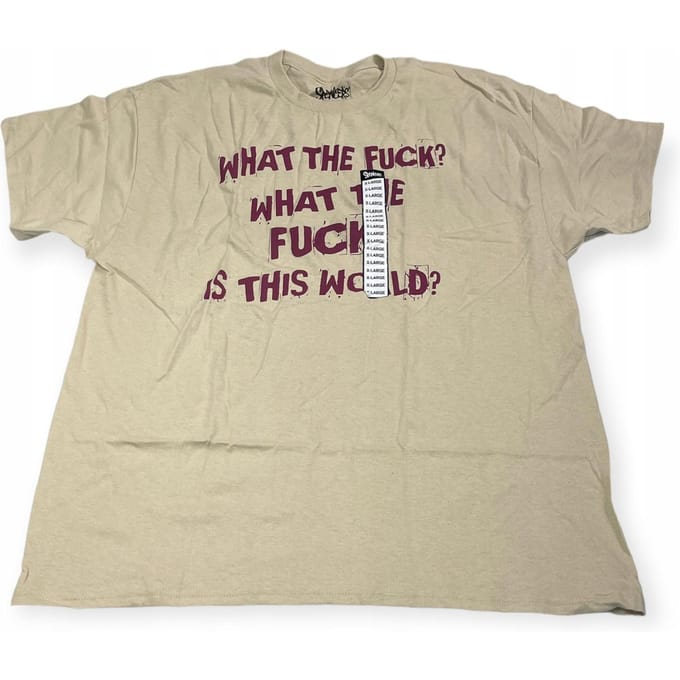 Koszulka T-shirt męski okrągły dekolt SPENCER'S SINCE 1947 XL beige