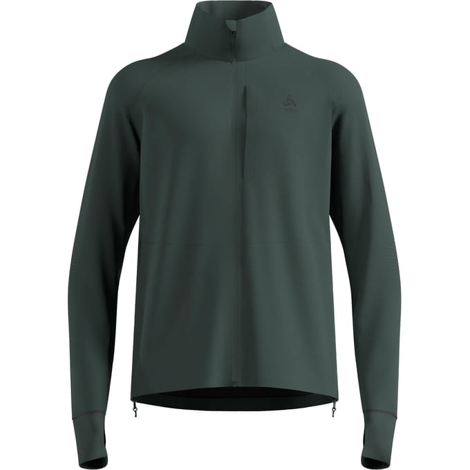 Odlo Zeroweight Pro Warm Reflective Hardloopjas Heren-Olijf