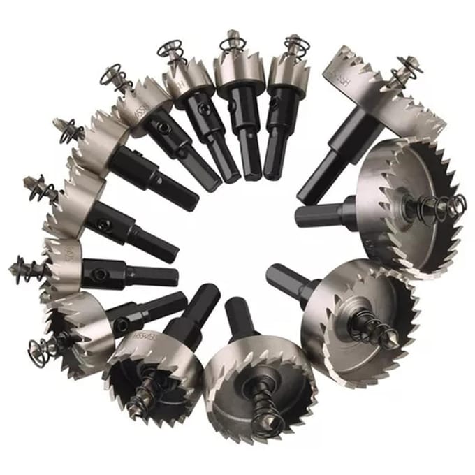 13 Stuks HSS Boren Gatenzaag Set Titanium Plated Zaagfrees 1653mm voor 13 Pieces