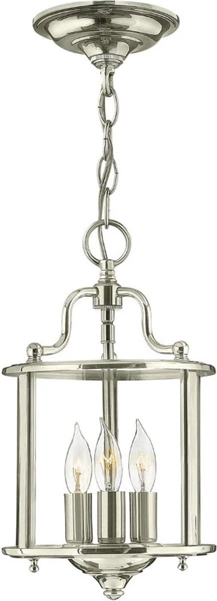 Hinkley LED Hanglamp Gentry | 3X E14 Max 60W | Dimbaar | Polished Nickel