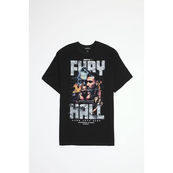 Oversized Misfits Grafisch T-shirt | Black | Size Small