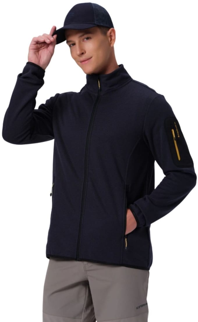 Ice Peak Bredstedt Fleecevest heren Donkerblauw 4XL