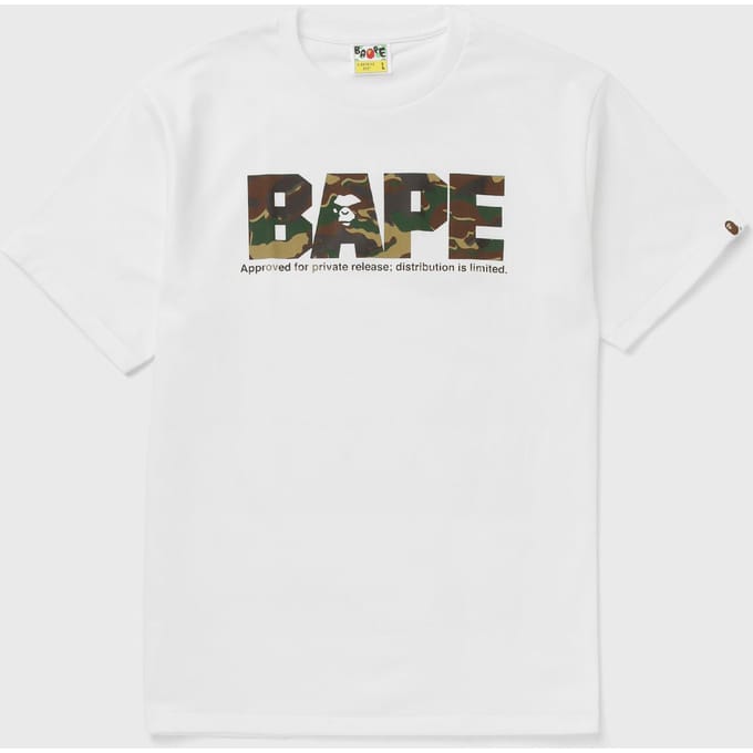 GLITCH WOODLAND CAMO ARMY BAPE TEE