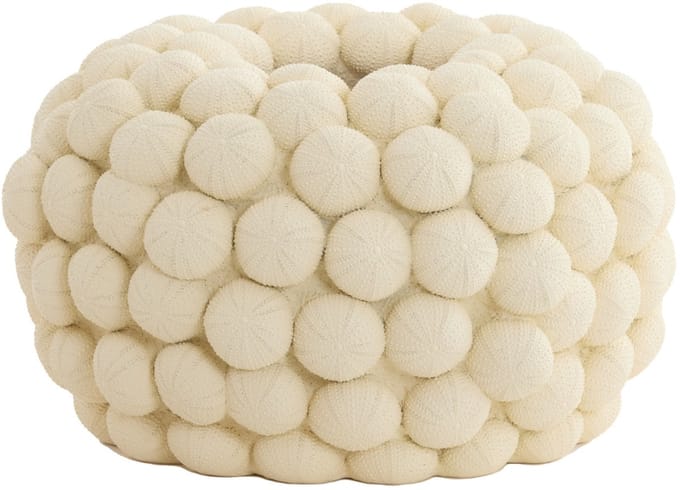 Light & Living - Vaas SEA URCHIN - Ø40x23.5cm - Wit
