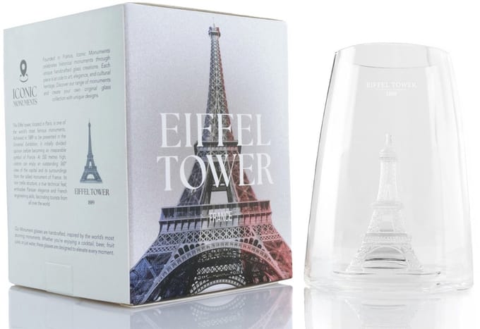 BICCHIERE ICONIC MONUMENTS EIFFEL TOWER AM-VDI-TE ALASKAN MAKER