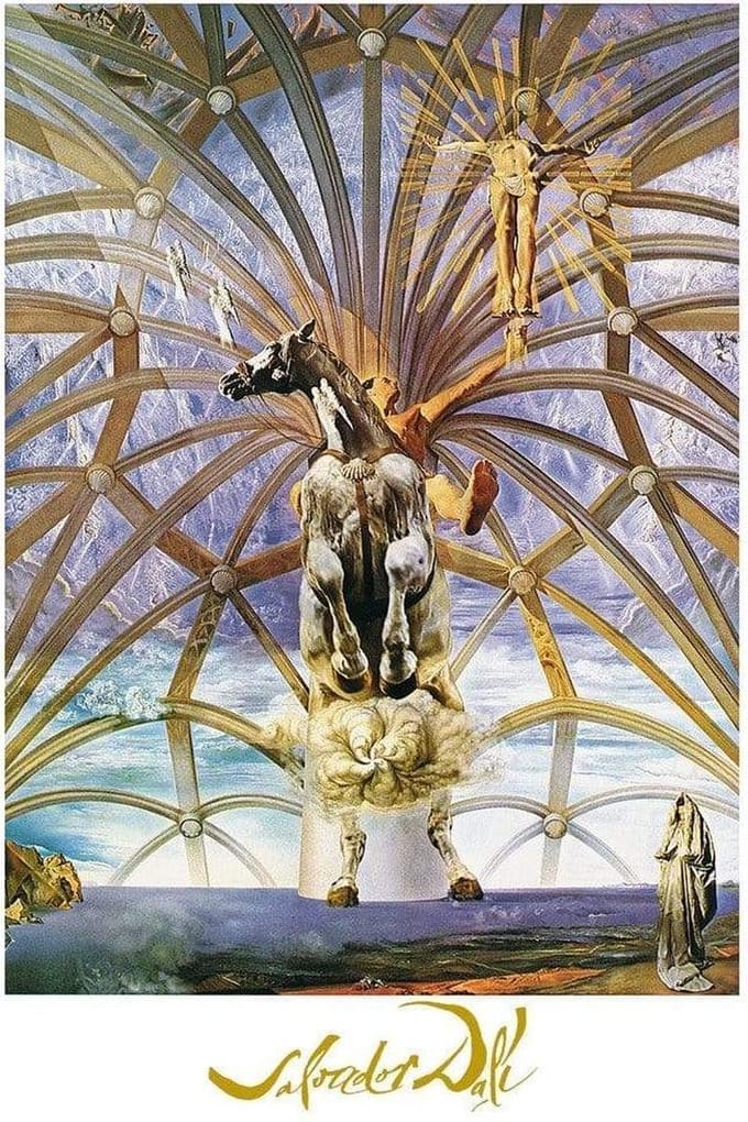 Kunstdruk Salvador Dali - Santiago el grande 60x80cm