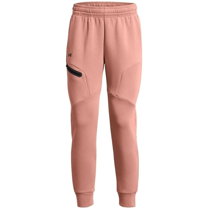 Under Armour Unstoppable fleece-joggingbroek voor dames (Roze)