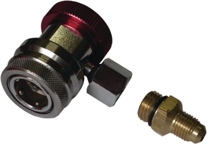 Universeel QCH134 - Snelkoppeling - R134a servicekoppeling - Rood - Aircoservice