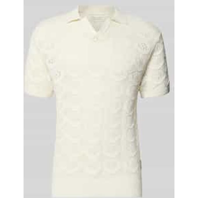 slim fit poloshirt in brei-look model 'Angvig'