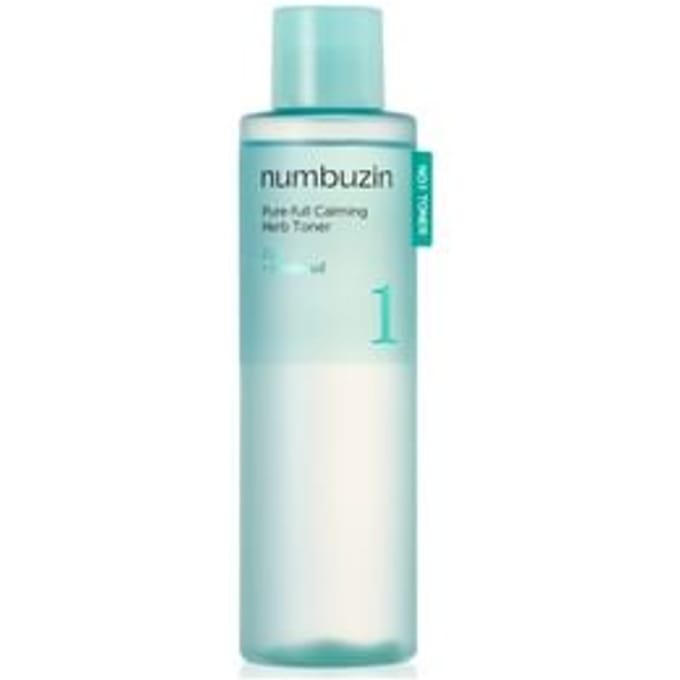 numbuzin No.1 Pure-Full Kalmerende Kruiden Toner Verzachtend Hydraterend 300ml white