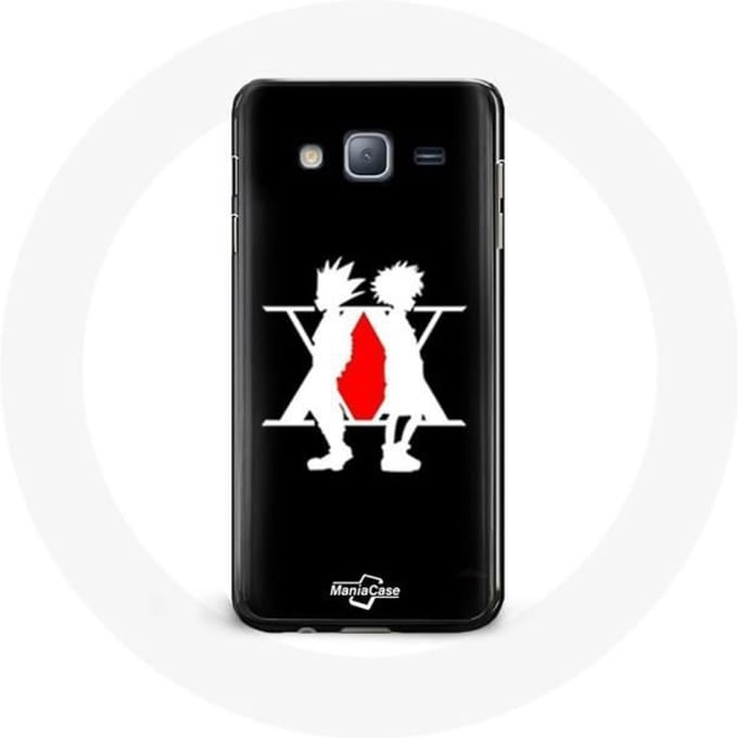 Case voor Samsung Galaxy J5 2016 Hunter x Hunter Manga-logo zwarte achtergrond
