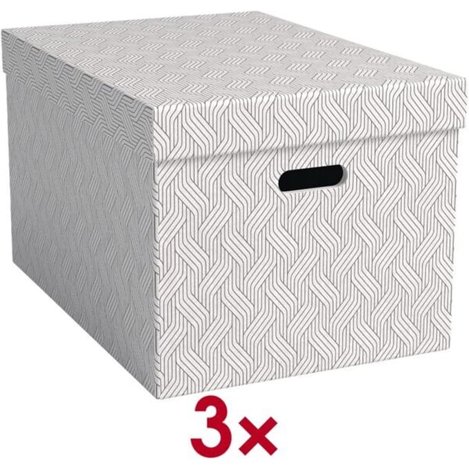 Leitz Opbergdoos VON Wit 46 l (b x h x d) 355 x 305 x 510 mm 3 stuk(s)