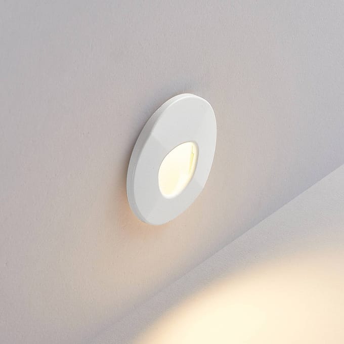 Molto Luce LED inbouwlamp Wall 68R Sina IP44 RD, wit, CCT