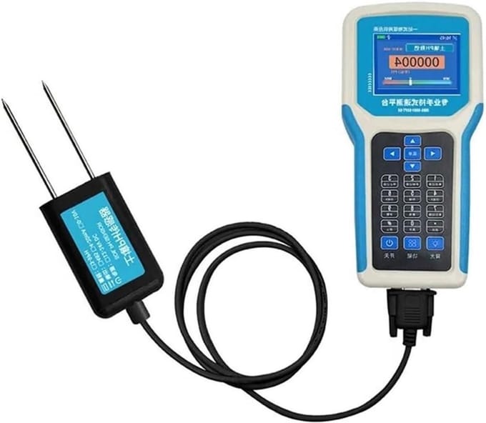 Bodemmeter 7-in-1 - Bodemtester Sensor - Planten Analyse - Nauwkeurige Metingen - 1x1x1 cm - Grijs