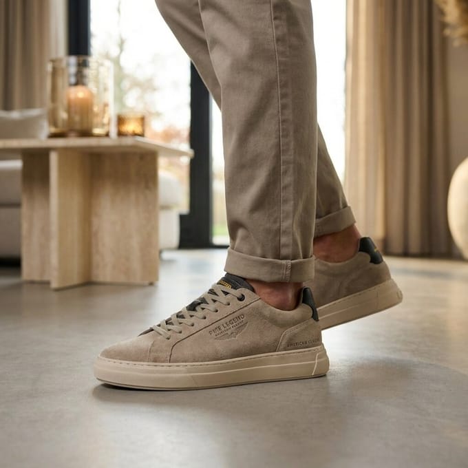 PME Legend PME Clevis Sneakers beige Suède