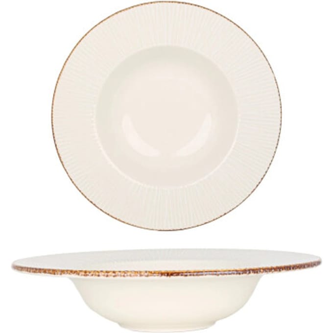 By Bone Pastabord - Grace - Porselein - 25 cm (400cc) - set van 2