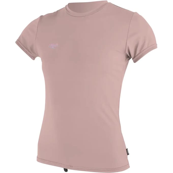 O´neill Wetsuits Premium Skins Girl Korte Mouw Rash Guard Paars 14 Years Meisje