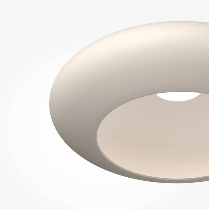 Maytoni LED plafondlamp Aros, wit, Ø 40 cm, metaal, 3.000 K