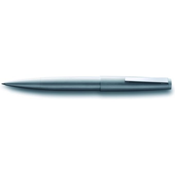 Lamy rollerpen, model 2000 metal, met een medium zwarte vulling