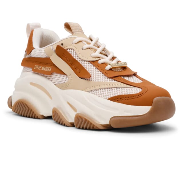 Steve Madden Possession-E Sneakers Laag - cognac - Maat 40