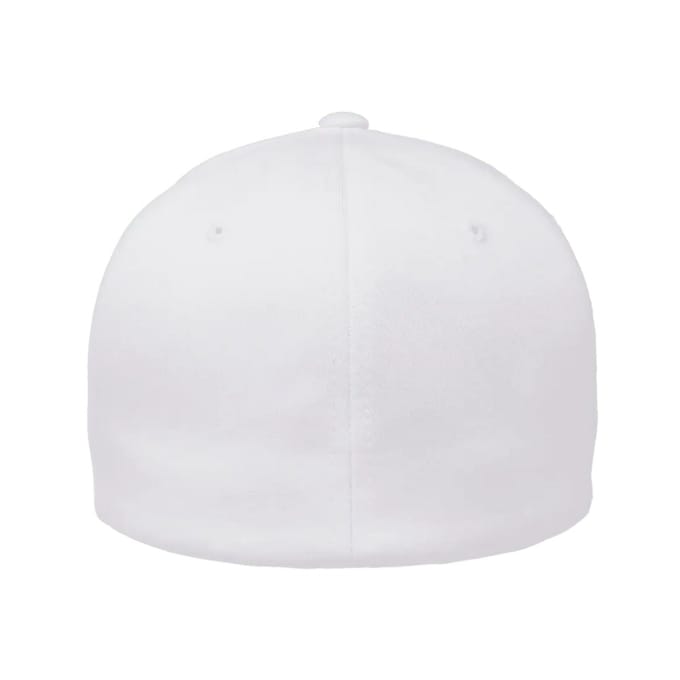 Flexfit Wollige gekamde muts (Wit)