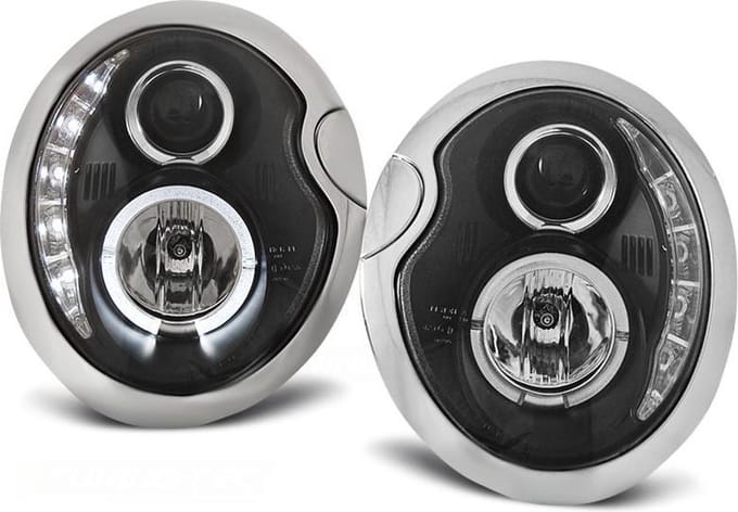 Koplampen met parkeerlicht BMW MINI (COOPER) 05 01-10 06 ZWART