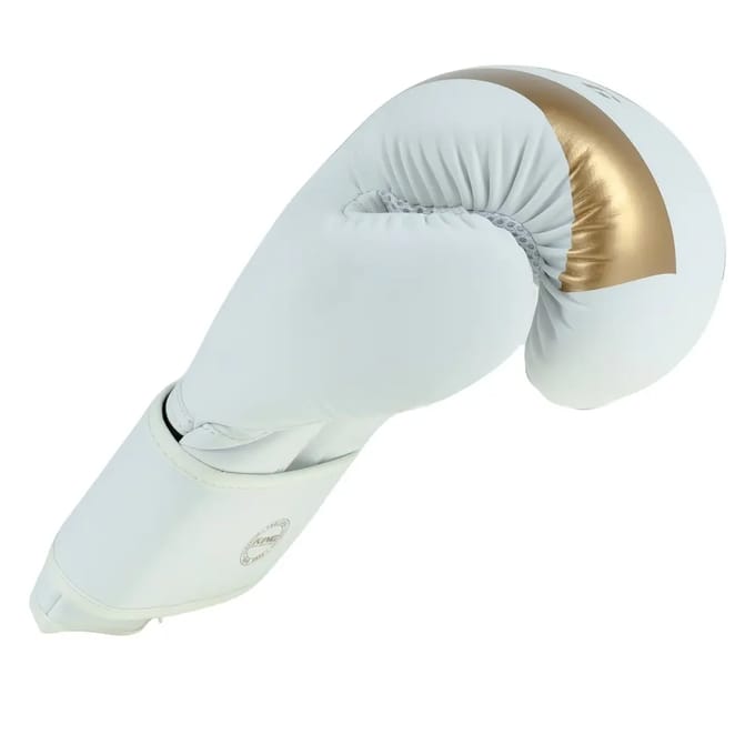 King Pro Boxing Bokshandschoenen - Revo 9 - Wit/Goud 10 oz