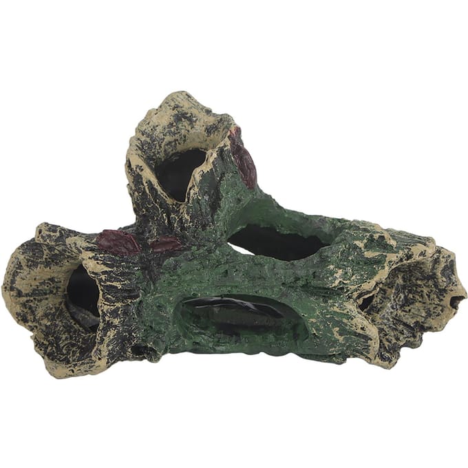Aquarium Ornament Vissentank Landschap Onderwater DIY Schuilgrot Decor black