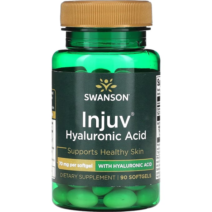 Injuv Hyaluronzuur, 70 mg, 90 Softgels