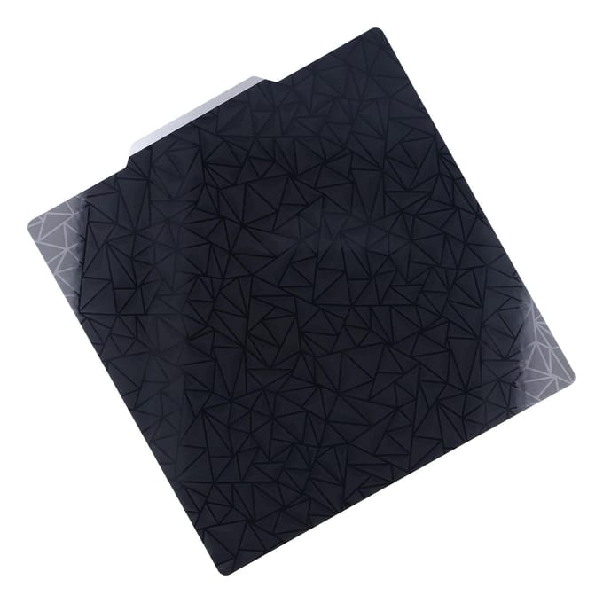 3D Printer Platform 235x235mm PEO Strass PET Koolstofvezel Getextureerd Dubbelzijdig Magnetisch Bouwoppervlak black