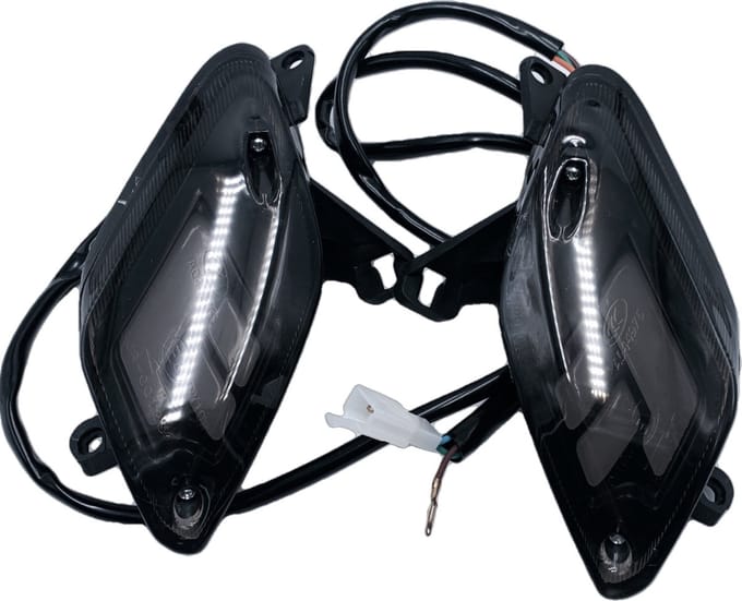 Knipperlicht Set Led Achterzijde (Lopend Model Audi) Fiddle 2 Euro4 Smoke DMP
