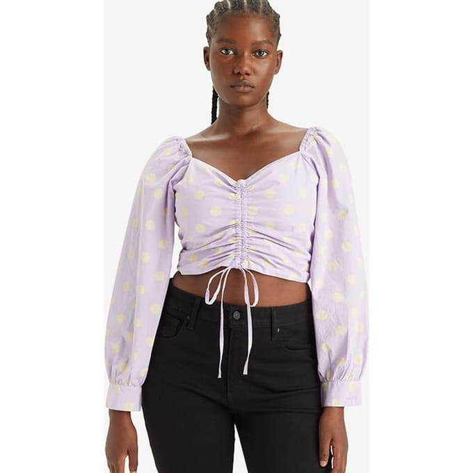 Levi's Diana Blouse Lavender Größe: L | Blusen Outlet | Damen