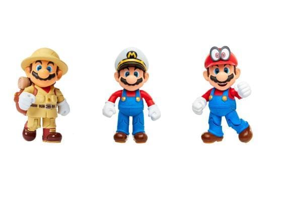 Super Mario Odyssey 3-pack luxe figurenset - beweegbaar