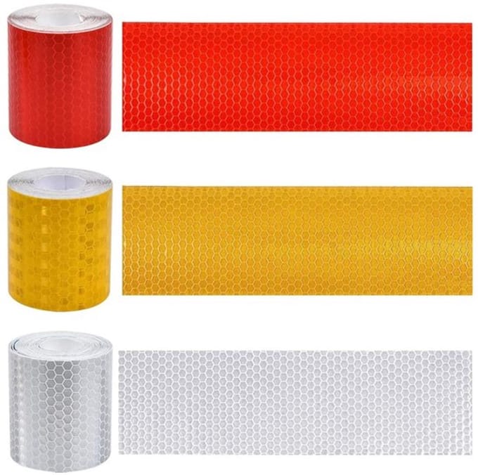 Allecto - Reflecterend Plakband - Weerbestendig - 3 Rollen van 5 cm x