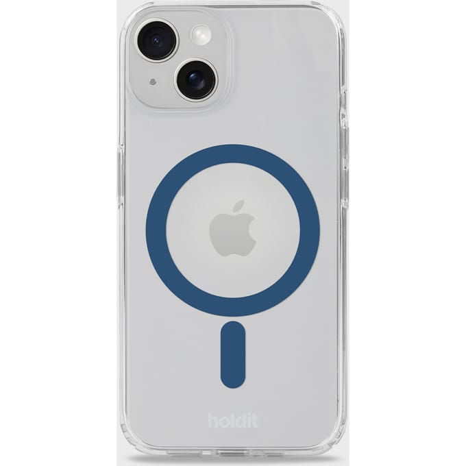 Phone Case Transparent Magsafe Compatible Denim Blue / Transparent iPhone 13