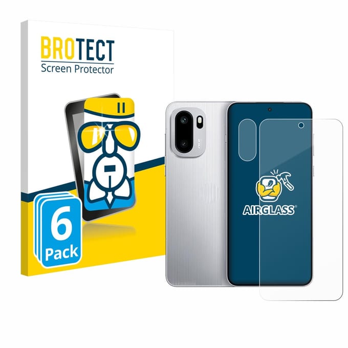 Screenprotector 6 Stuks voor OnePlus Ace 6T (Voor+Camera) Beschermglas transparant