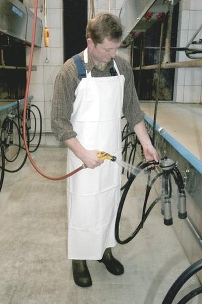 Melkschort 80x120cm, WIT