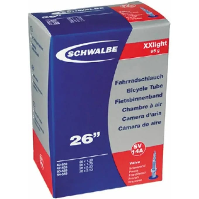 Presta ventiel luchtkamer Schwalbe XXLight 26x1,50-2,10