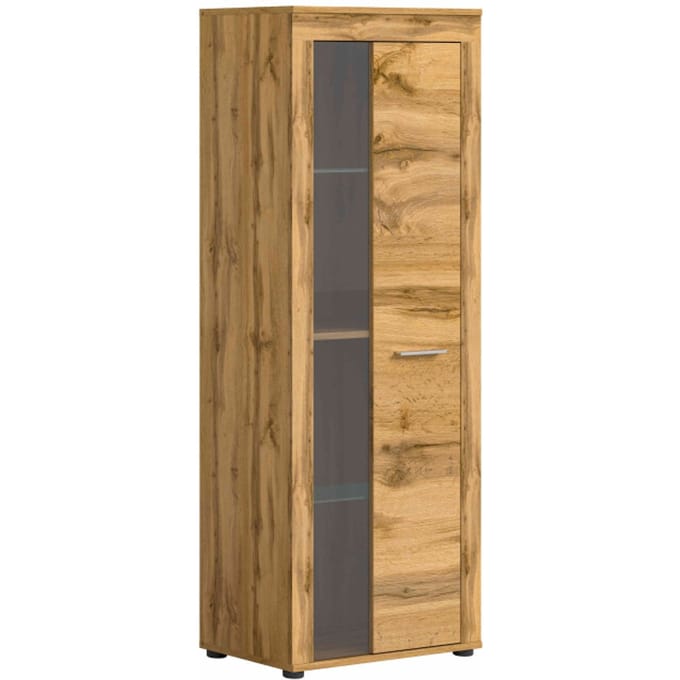 Jam vitrinekast Wotan eiken NB - 35x60x159cm