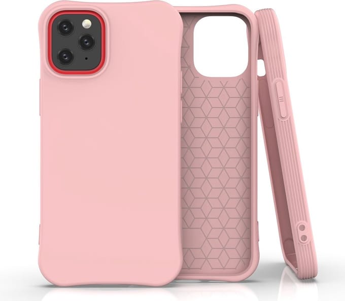 Peachy Soft case TPU hoesje geschikt voor iPhone 12 mini - roze