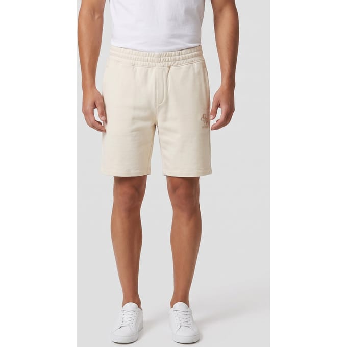 GUESS  Eco Clovis Shorts Resort Sand Größe: S | Kurze Sporthosen Outlet | Herren | Braun
