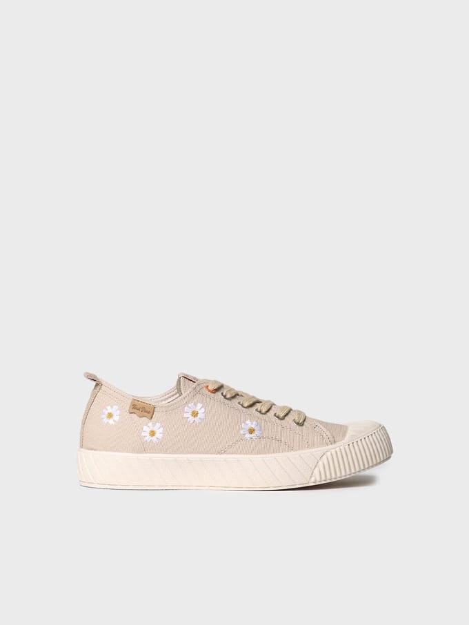 Lage sneakers voor dames van gerecycled materiaal | GILDA-EM