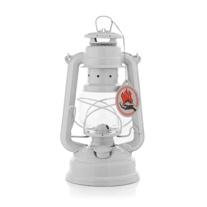 Feuerhand Stormlantaarn Baby special 276 - Wit - 13.5x15x26.5cm - Modern
