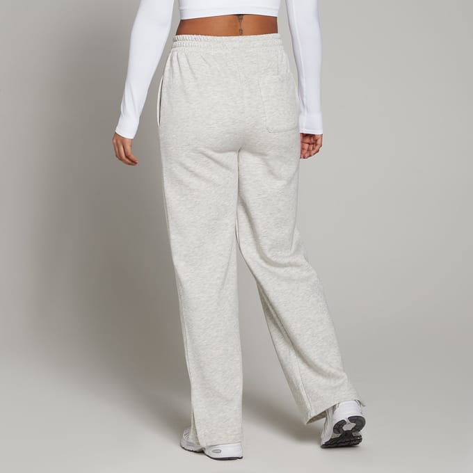 MP Basics joggingbroek met rechte pijpen voor dames - Gemêleerd lichtgrijs - S