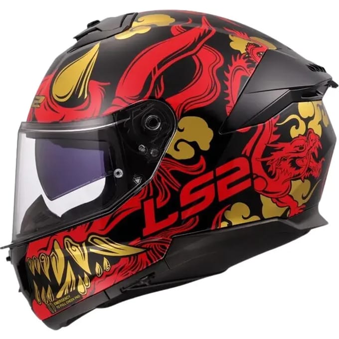 Volle motorhelm LS2 FF808 Stream II Drako